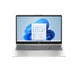 HP 15 FD0358tu -13th Generation Core i7 1355U 8GB DDR4 – 512GB SSD Intel Iris Xe Graphics 15.6″ Full HD 1080p 250nits MicroEdge Display Backlit KB – Natural Silver – HP Direct Local Warranty